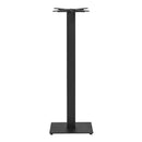 Boston Sleek Black Bar Height Table Base - Small Square - NWOF
