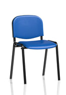 ISO Vinyl Stacking Visitor/Conference Chair - Black Frame - NWOF