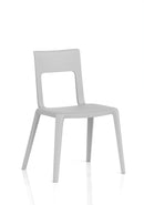 Dynamic Nest Edge stacking cafe and bistro chair with a modern design, featuring a sleek seat and sturdy frame.