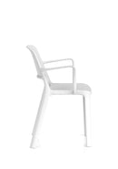 Nest Loop Stacking Cafe & Bistro Chair With Arms - NWOF