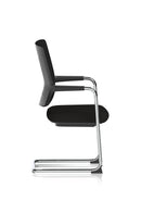 Dynamic Vero Airmesh Back Cantilever Chair with ergonomic design and black mesh seat and back for comfortable office seating.