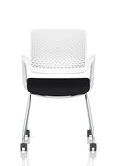 Dynamic Cosmo Training Chair with ergonomic design, black upholstery, and adjustable features for comfort and support.