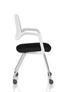 Dynamic Cosmo Training Chair with adjustable backrest and padded seat, designed for ergonomic comfort and versatile training environments.