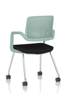 Dynamic Cosmo Training Chair with ergonomic design, black upholstery, and adjustable features for comfortable seating and support.