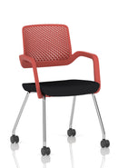 Dynamic Cosmo Training Chair with ergonomic design, adjustable features, and modern black upholstery for professional office or training spaces.