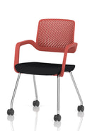 Dynamic Cosmo Training Chair with ergonomic design, black upholstery, and adjustable features for comfortable seating.