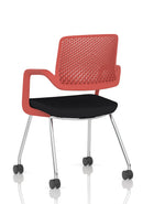 Dynamic Cosmo Training Chair with ergonomic design, black upholstery, and adjustable features for comfortable seating.