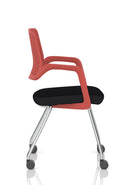 Dynamic Cosmo Training Chair with ergonomic design, black upholstery, and adjustable features for comfortable seating.