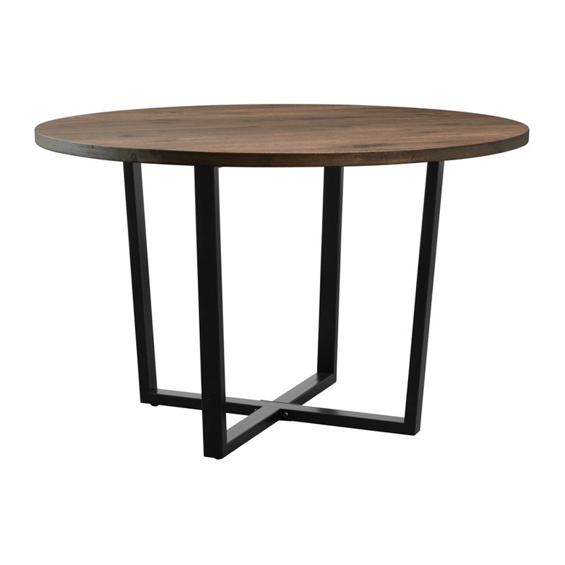 Barnes Dining Table - Rustic Smoked