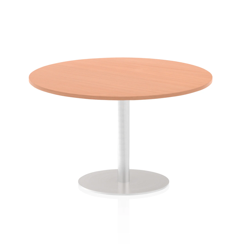 Impulse Circular Meeting Table - Beech - NWOF