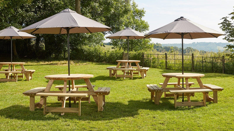Klasse Parasol - Black Alu Frame - NWOF