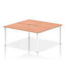 Evolve Plus B2B 2 Person Bench Desk - Beech - NWOF