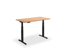 Lavoro Flyga 700mm Deep Dual Motor Sit Stand Height Adjustable Desk - 1800mm - NWOF