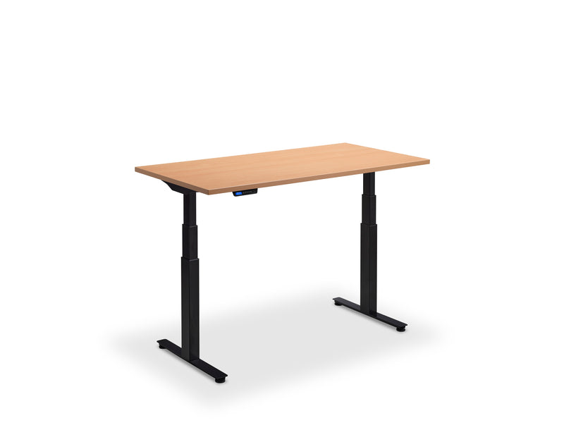 Lavoro Flyga 700mm Deep Dual Motor Sit Stand Height Adjustable Desk - 1200mm