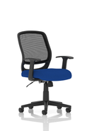 Mave Medium Mesh Back Task Operator Office Chair - Bespoke Fabric - NWOF
