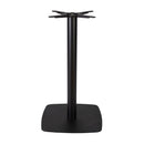 Boston Black Mid Height Table Base - Large Square With Radius Edges - NWOF