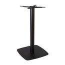 Boston Black Mid Height Table Base - Large Square With Radius Edges - NWOF