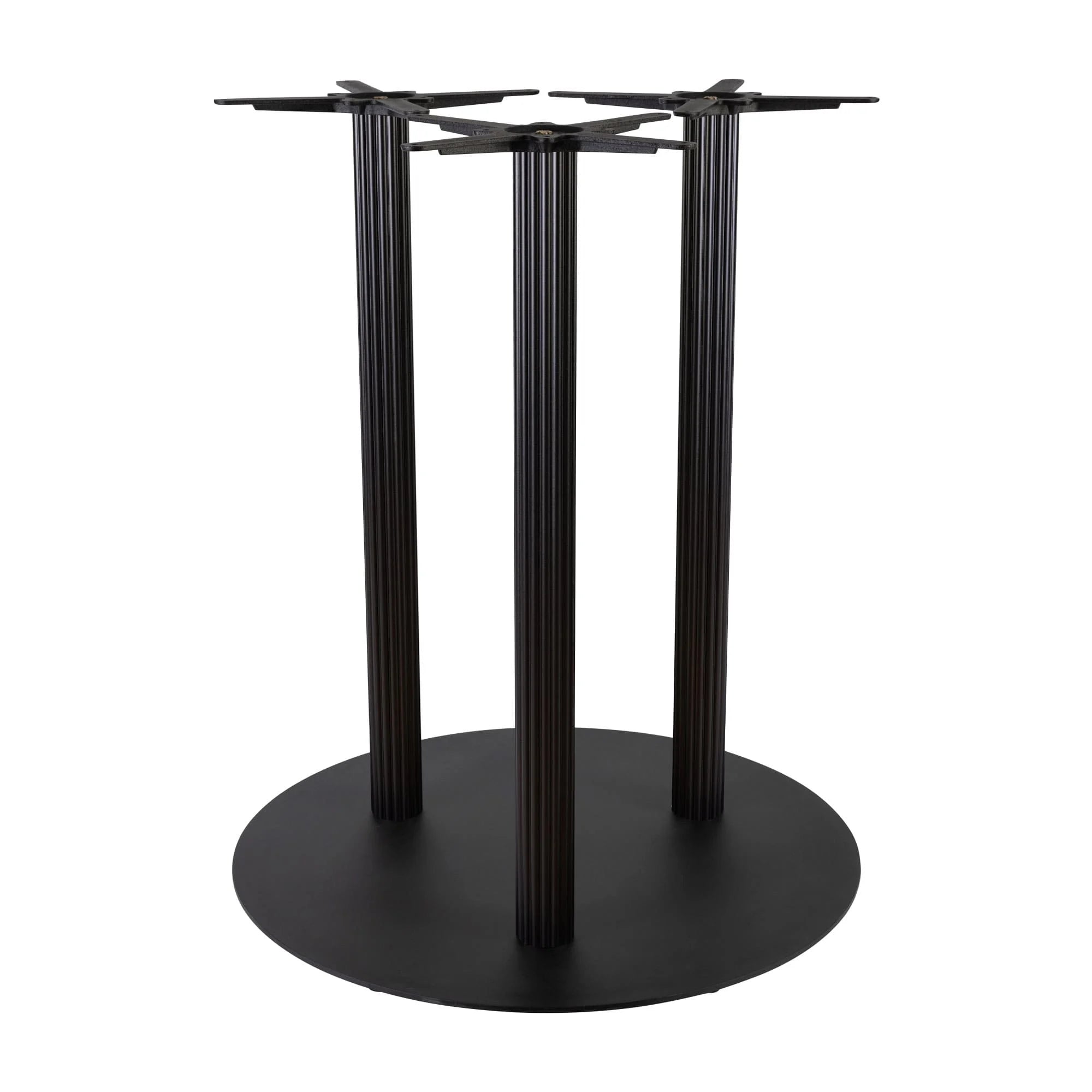 Boston Black Flutted Bar Height Table Base - Extra Large Round– NWOF