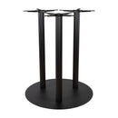 Boston Black Flutted Bar Height Table Base - Extra Large Round - NWOF