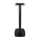 Boston Black Bar Height Table Base - Large Rect With Radius Edges - NWOF