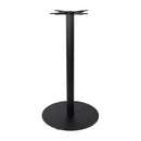 Boston Black Flutted Bar Height Table Base - Large Round - NWOF