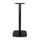 Boston Black Bar Height Table Base - Large Square With Radius Edges - NWOF