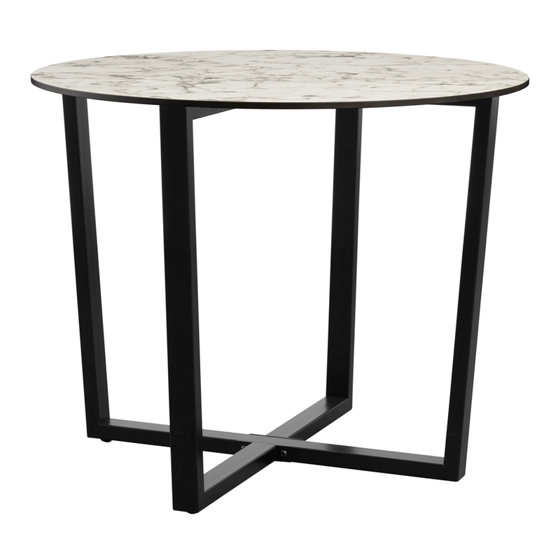 Bourne Dining Table - White Carrara Marble