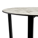 Bourne Dining Table - White Carrara Marble - NWOF