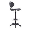 TC Factory Chair With Fixed Draughtsmen Kit - Black - NWOF
