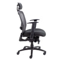Strata High Back Chair With Seat Slide - Black - NWOF