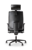 Bengal High Back Heavy Duty Chair With Headrest - Black - NWOF
