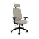 Maldini High Back Office Chair - Beige - NWOF