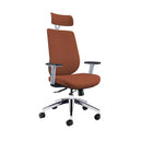Maldini High Back Office Chair - Orange - NWOF
