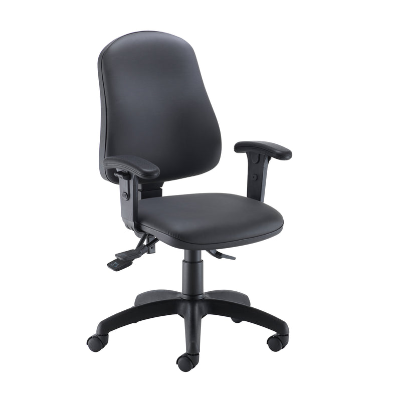 Calypso 2 Deluxe Operator Chair - Black PU - NWOF