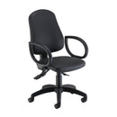 Calypso Ergo 2 Lever Office Chair With Lumbar Pump - Black PU - NWOF