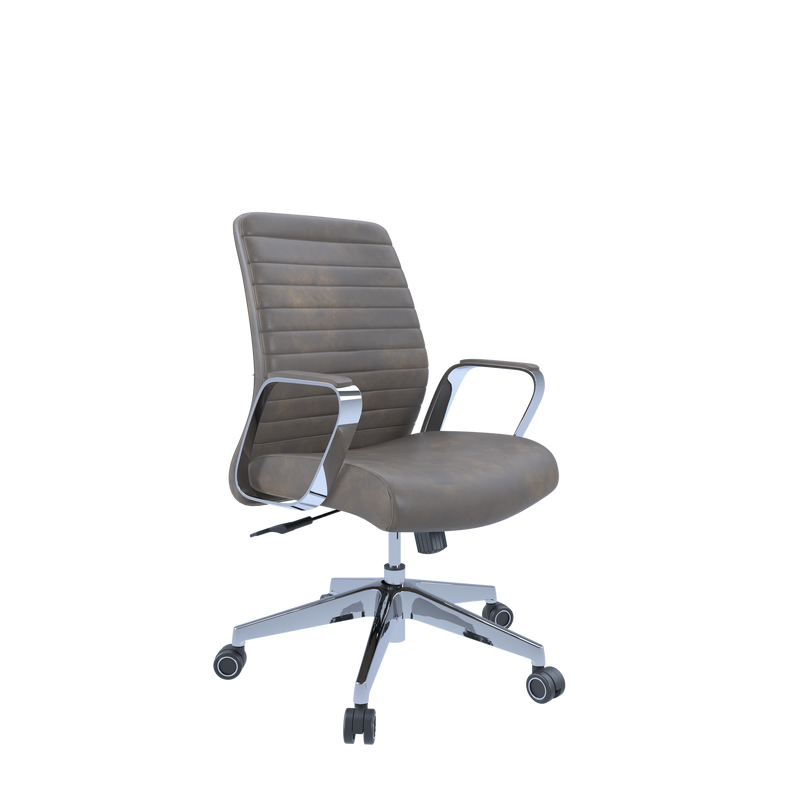 Dawn Mid Back Leather Executive Chair - NWOF