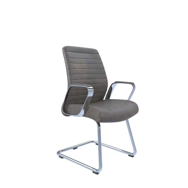 Dawn Visitor Leather Executive Chair - NWOF