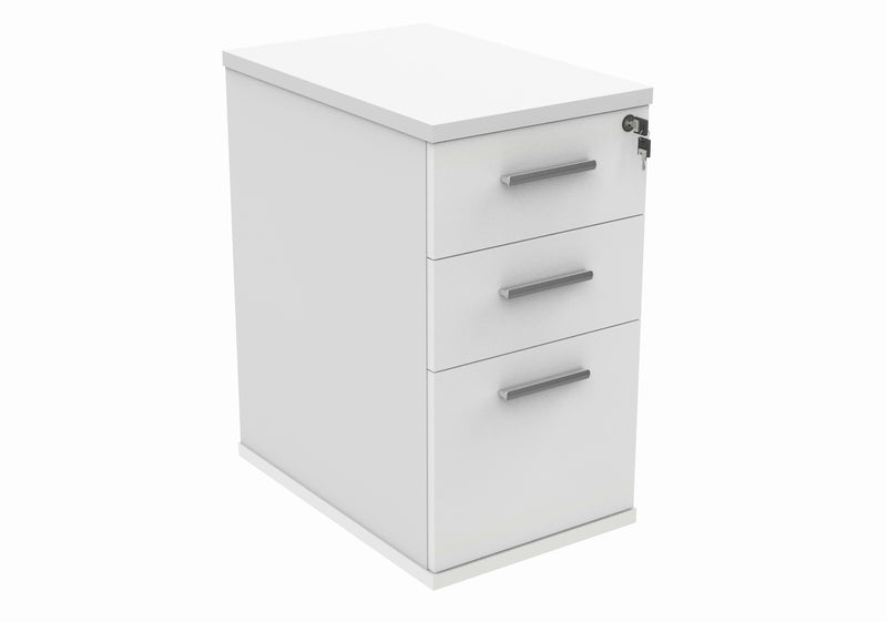 Core Desk High Pedestal - Arctic White - NWOF