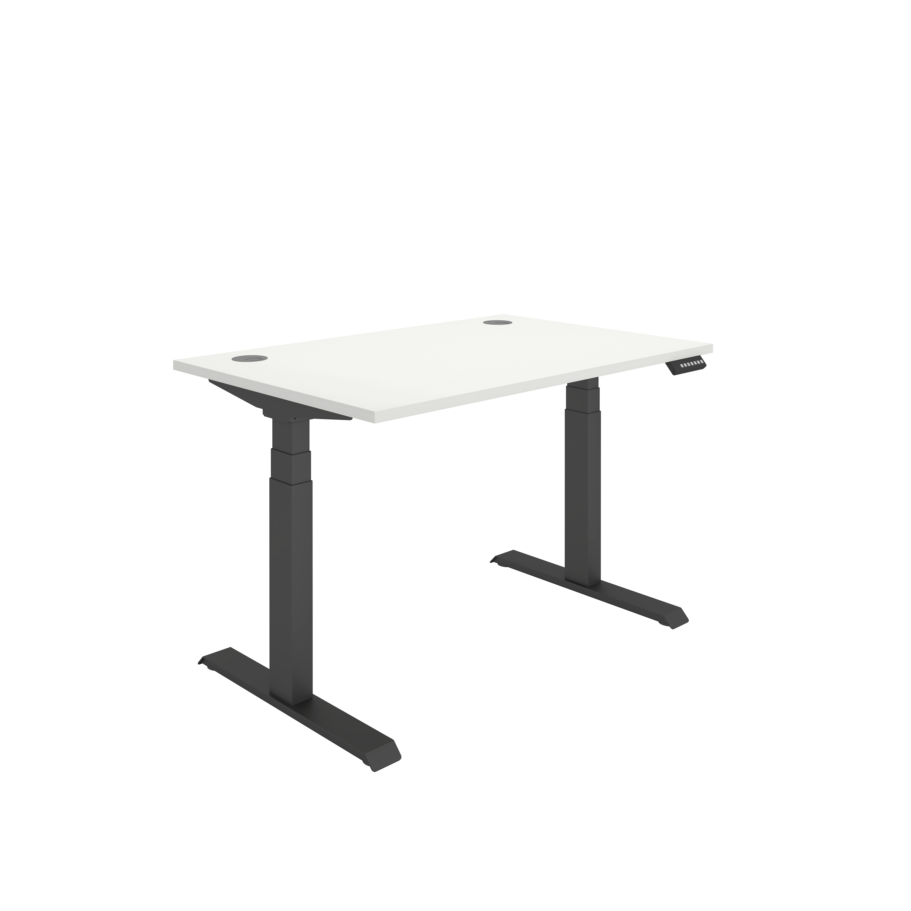 Core Dual Motor Sit Stand Desk - Arctic White | NWOF