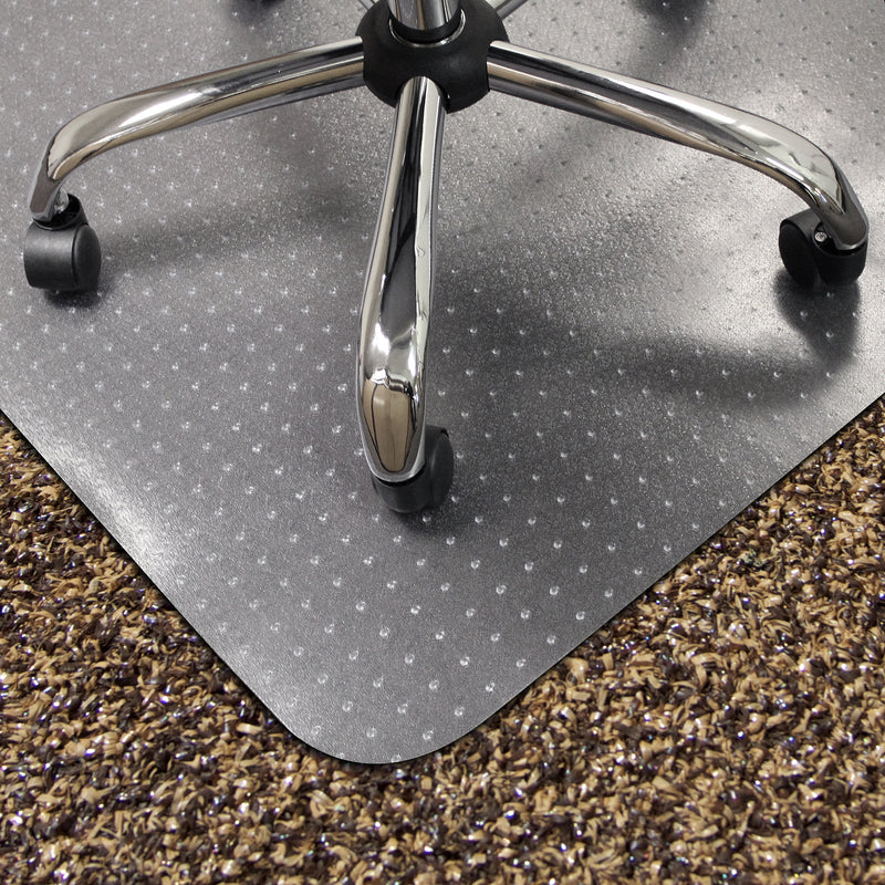 Lipped Studded Chair Mat For Carpet