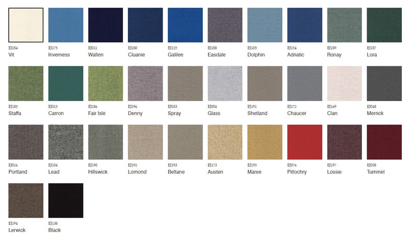 Wave Desktop Fabric Screen - MTO - NWOF