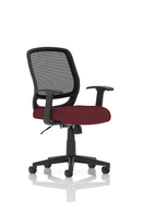 Mave Medium Mesh Back Task Operator Office Chair - Bespoke Fabric - NWOF