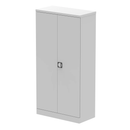 QUBE 2 Door Stationery Cupboard - Light Grey - NWOF