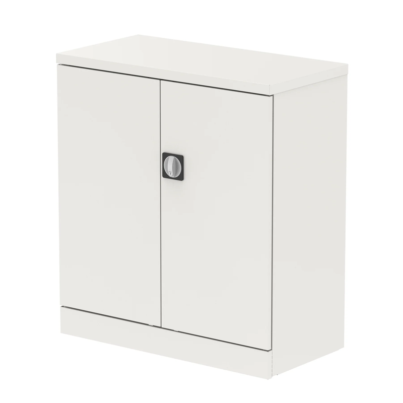 QUBE by Bisley 2 Door Stationery Cupboard - White