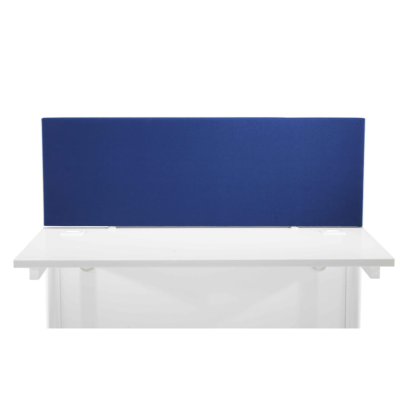 Straight Upholstered Desktop Screen - Blue - NWOF