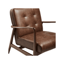 Darwen Lounge Armchair - Vintage Brown - NWOF