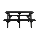 EKO A-Frame Picnic Table - Black - NWOF