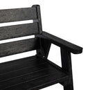 EKO 3 Seater Park Bench - Black - NWOF