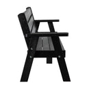 EKO 3 Seater Park Bench - Black - NWOF