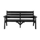 EKO 3 Seater Park Bench - Black - NWOF
